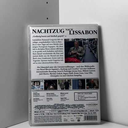 Nachtzug nach Lissabon DVD Jeremy Irons Mélanie Laurent Film Bille August