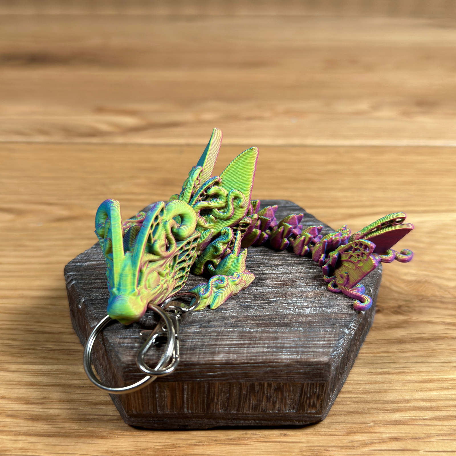 3D Baby Butterfly Drachen Schlüsselanhänger – Farbenfrohes, schimmerndes Design - Alinova
