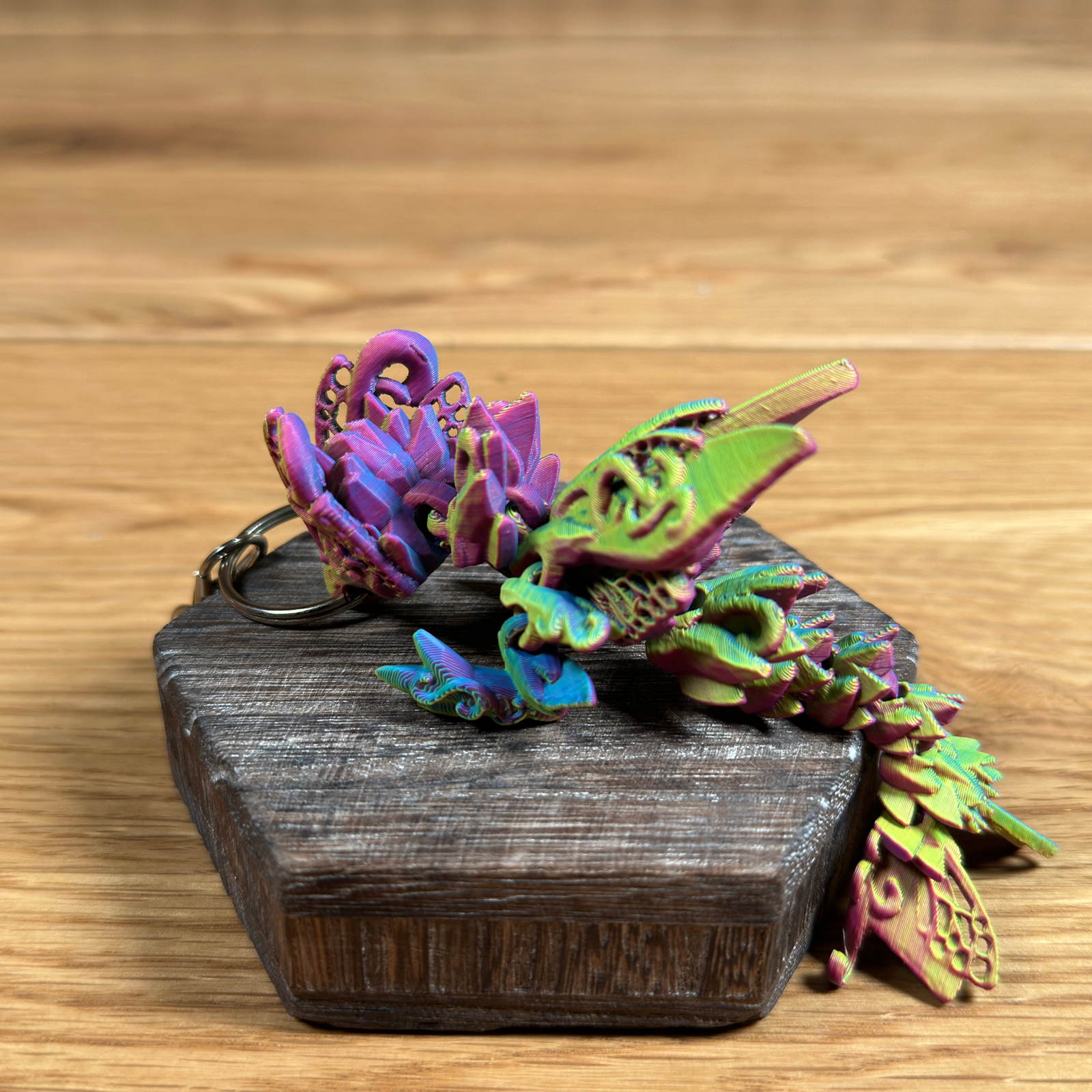 3D Baby Butterfly Drachen Schlüsselanhänger – Farbenfrohes, schimmerndes Design - Alinova