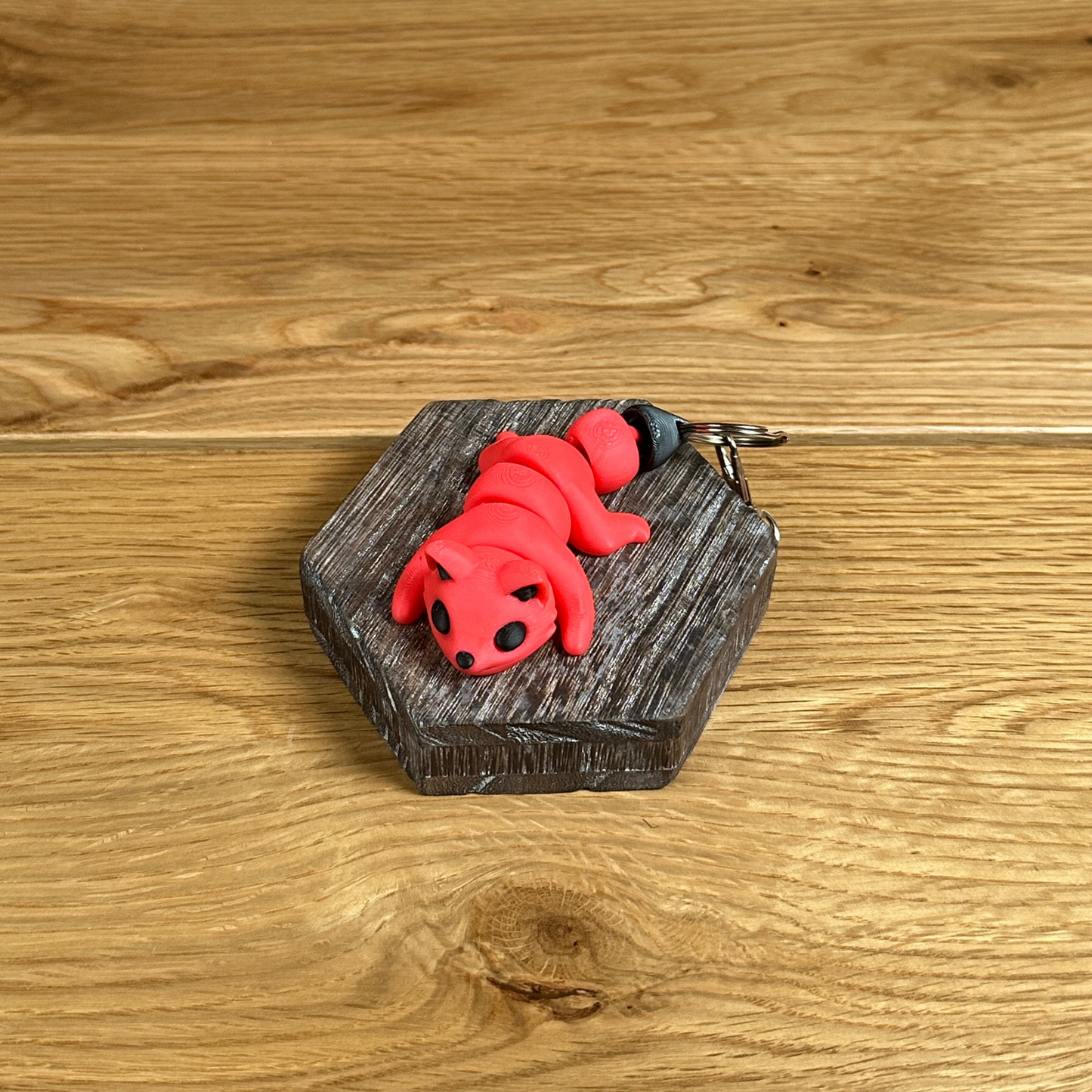 3D Beweglicher Fuchs Schlüsselanhänger – Charmantes Design für jeden Tag - Alinova