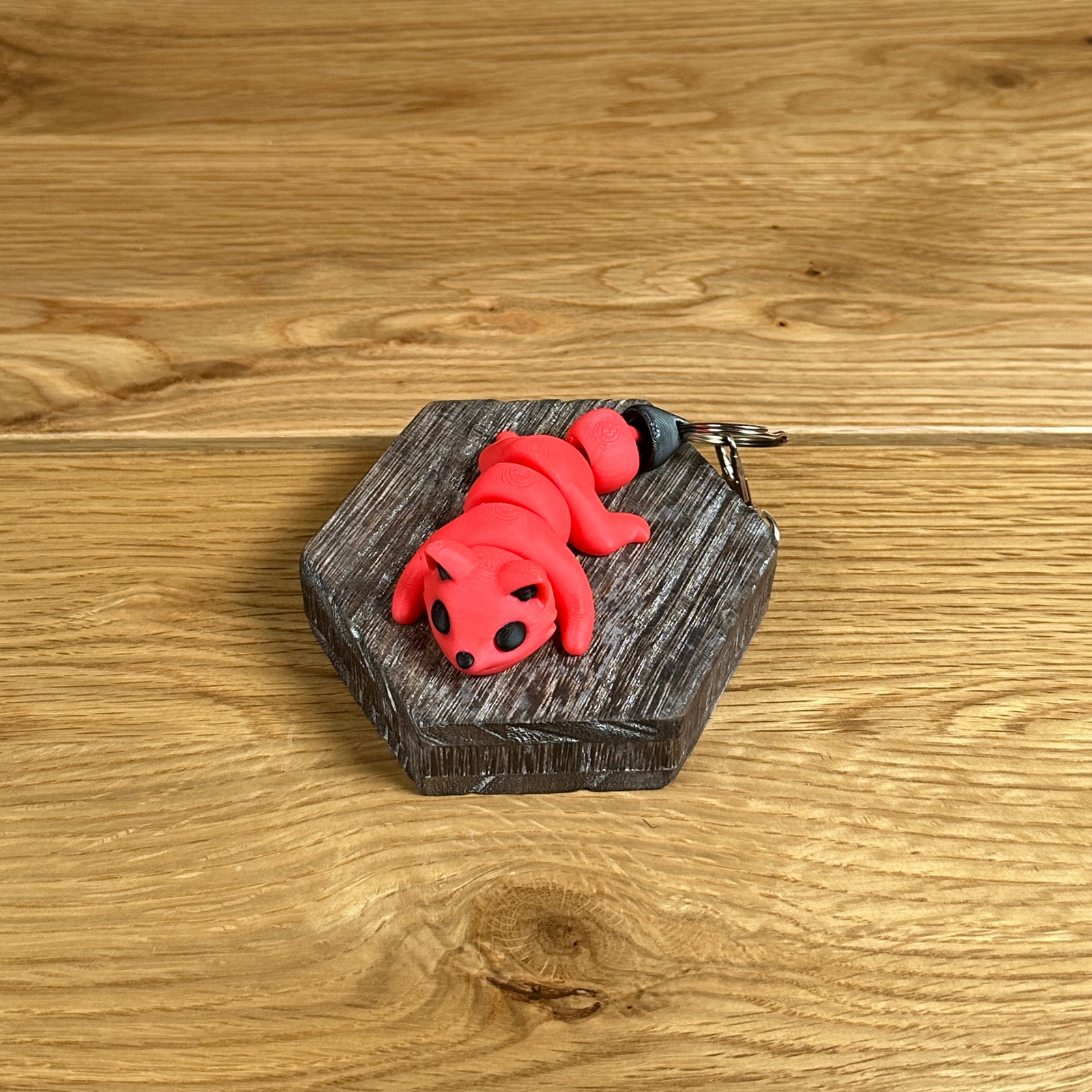3D Beweglicher Fuchs Schlüsselanhänger – Charmantes Design für jeden Tag - Alinova