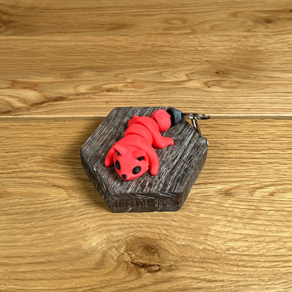 3D Beweglicher Fuchs Schlüsselanhänger – Charmantes Design für jeden Tag - Alinova