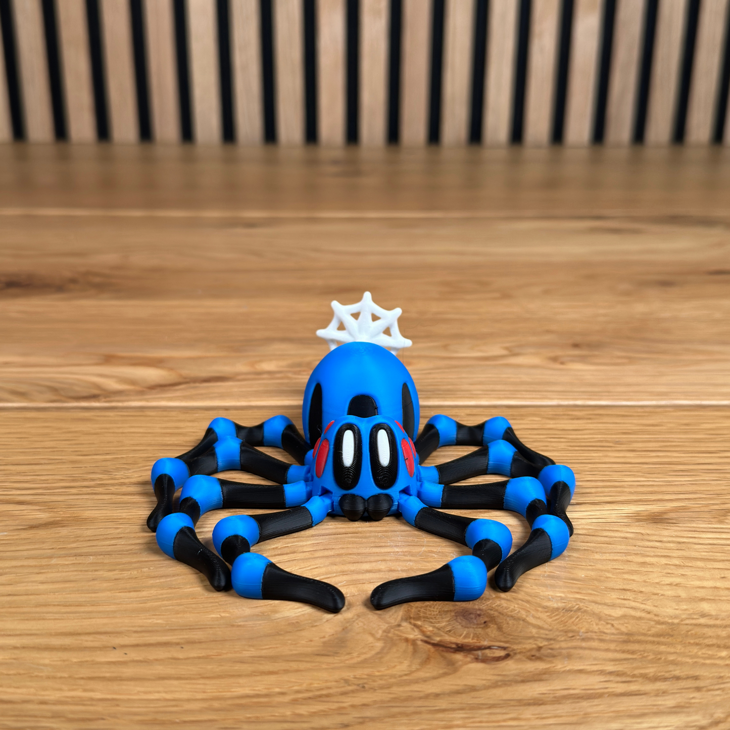 3D Bloblab  – Bewegliche 3D-Dekospinne mit Seidenschnur und Magnetnetz - Alinova