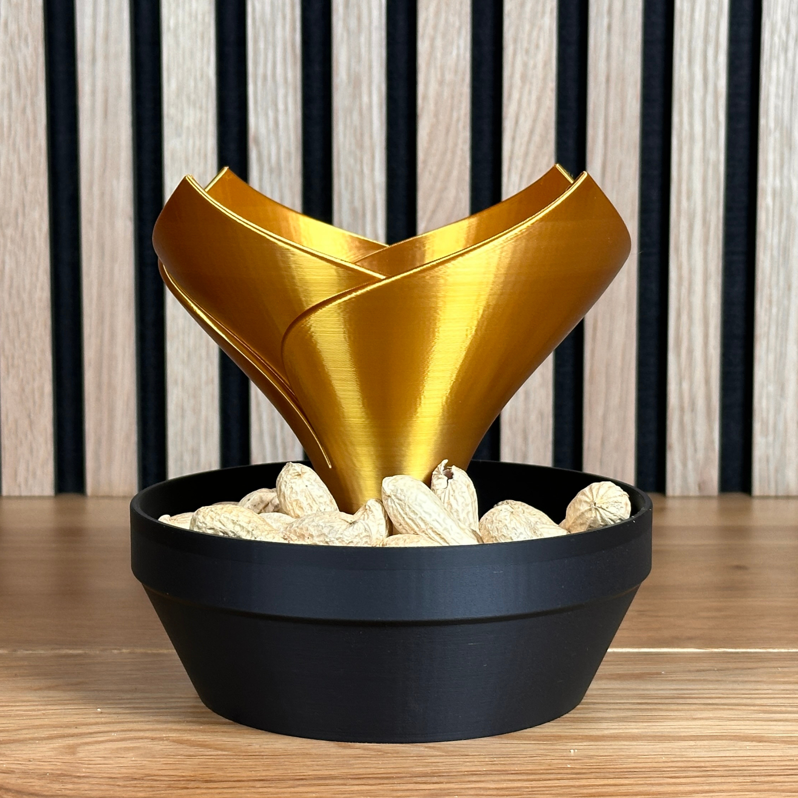 3D CACTI BOWL – Elegante Schale mit integriertem Container (Silber, Kupfer, Gold, Light Gold) - Alinova