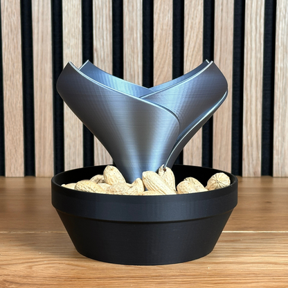 3D CACTI BOWL – Elegante Schale mit integriertem Container (Silber, Kupfer, Gold, Light Gold) - Alinova