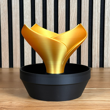 3D CACTI BOWL – Elegante Schale mit integriertem Container (Silber, Kupfer, Gold, Light Gold) - Alinova