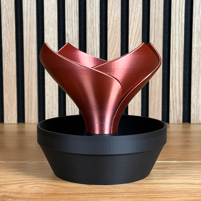 3D CACTI BOWL – Elegante Schale mit integriertem Container (Silber, Kupfer, Gold, Light Gold) - Alinova