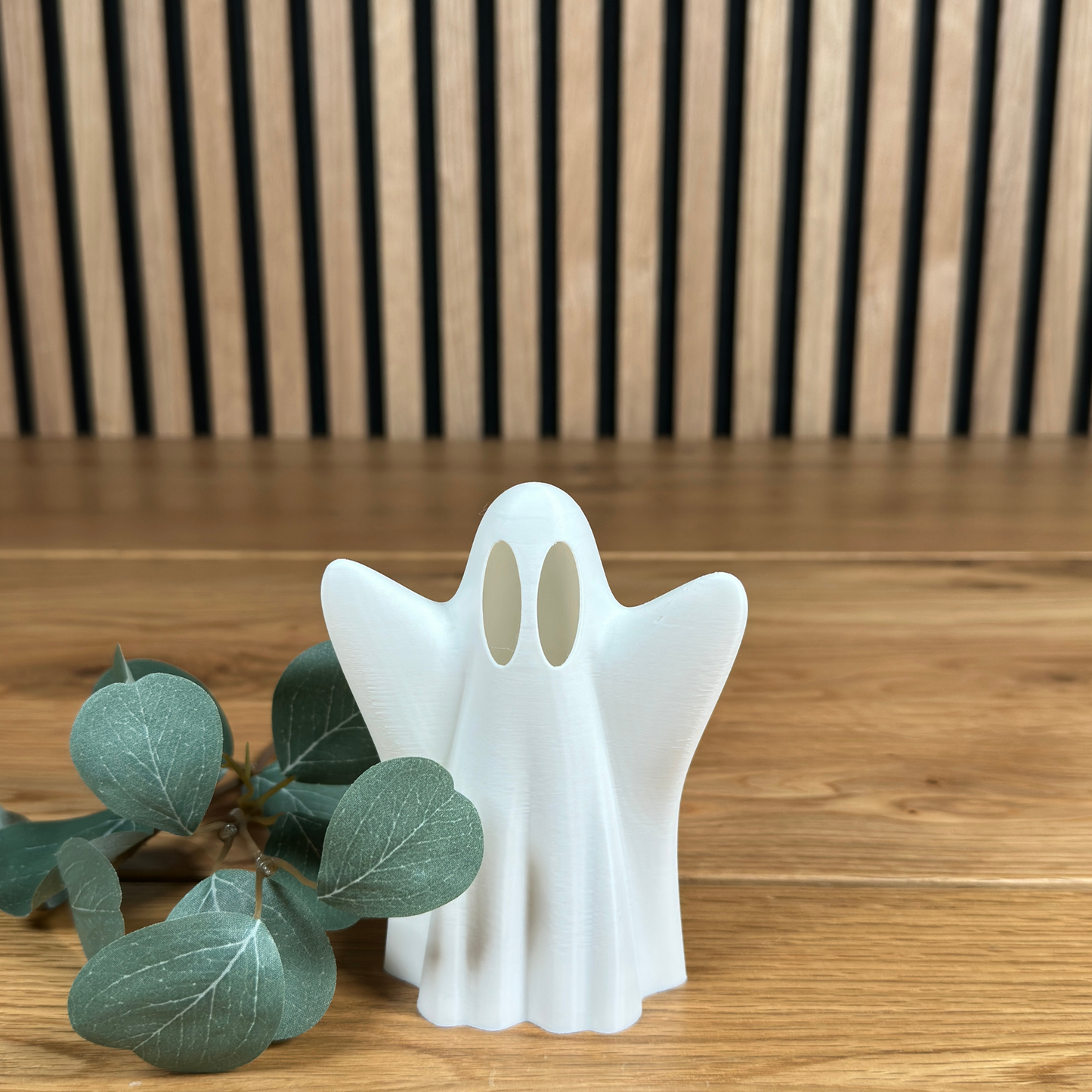 3D Druck Halloween Geist Spooky Ghost Dekoration – Für LED-Teelichter geeignet - Alinova