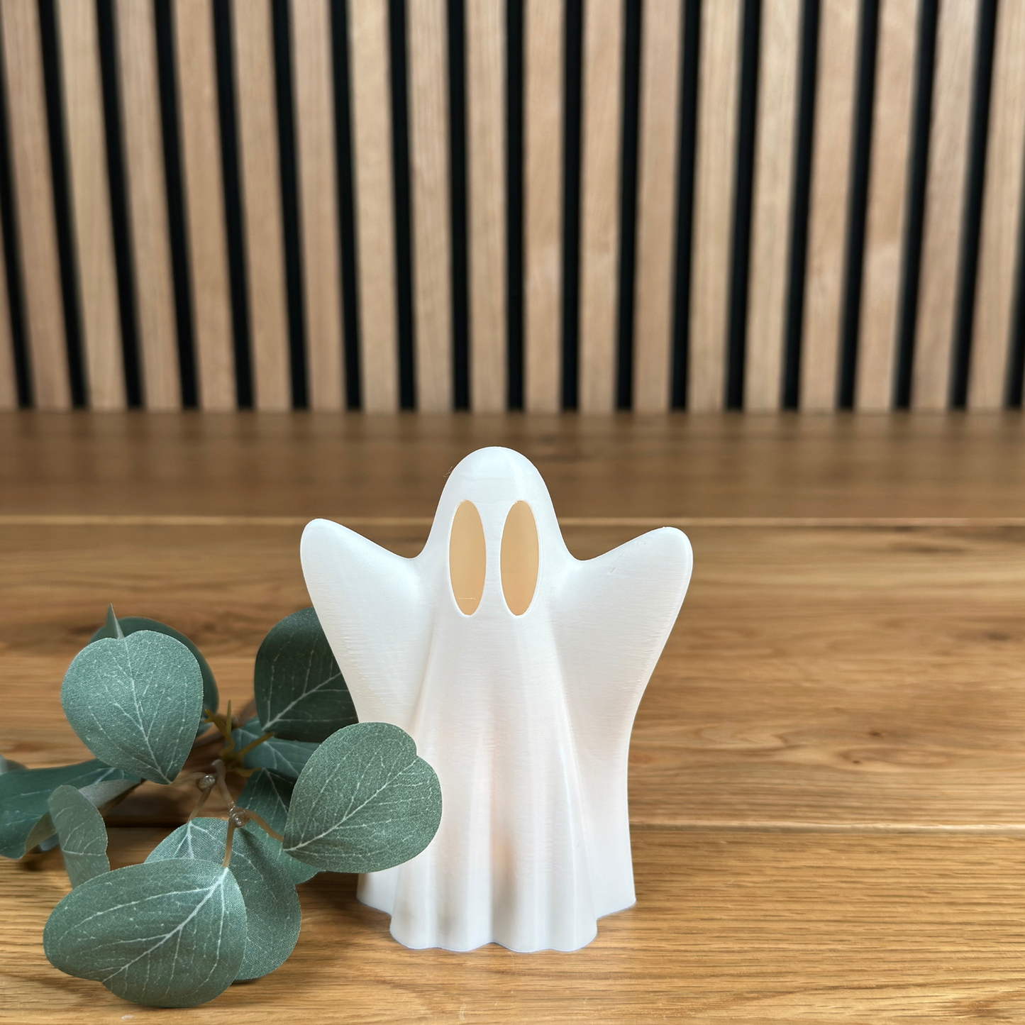 3D Druck Halloween Geist Spooky Ghost Dekoration – Für LED-Teelichter geeignet - Alinova