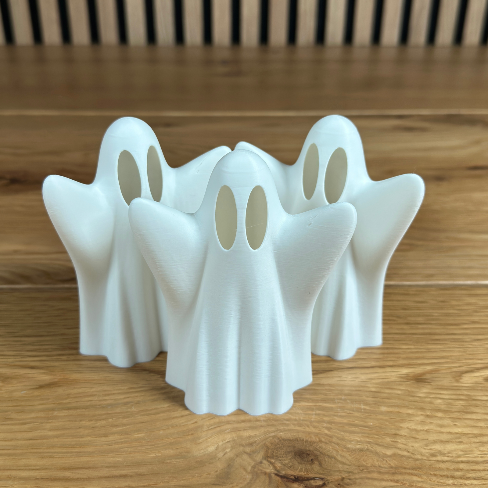 3D Druck Halloween Geist Spooky Ghost Dekoration – Für LED-Teelichter geeignet - Alinova