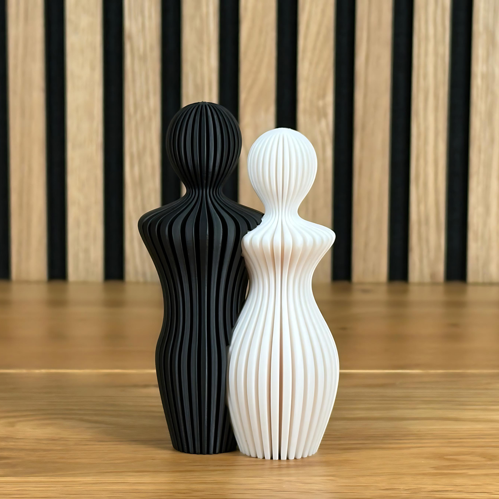 3D Elegante und Minimalistische Paar-Statue Mann- und Frauenfigur – perfekt als Geschenk für Hochzeit, Geburtstag oder Jahrestag - Alinova