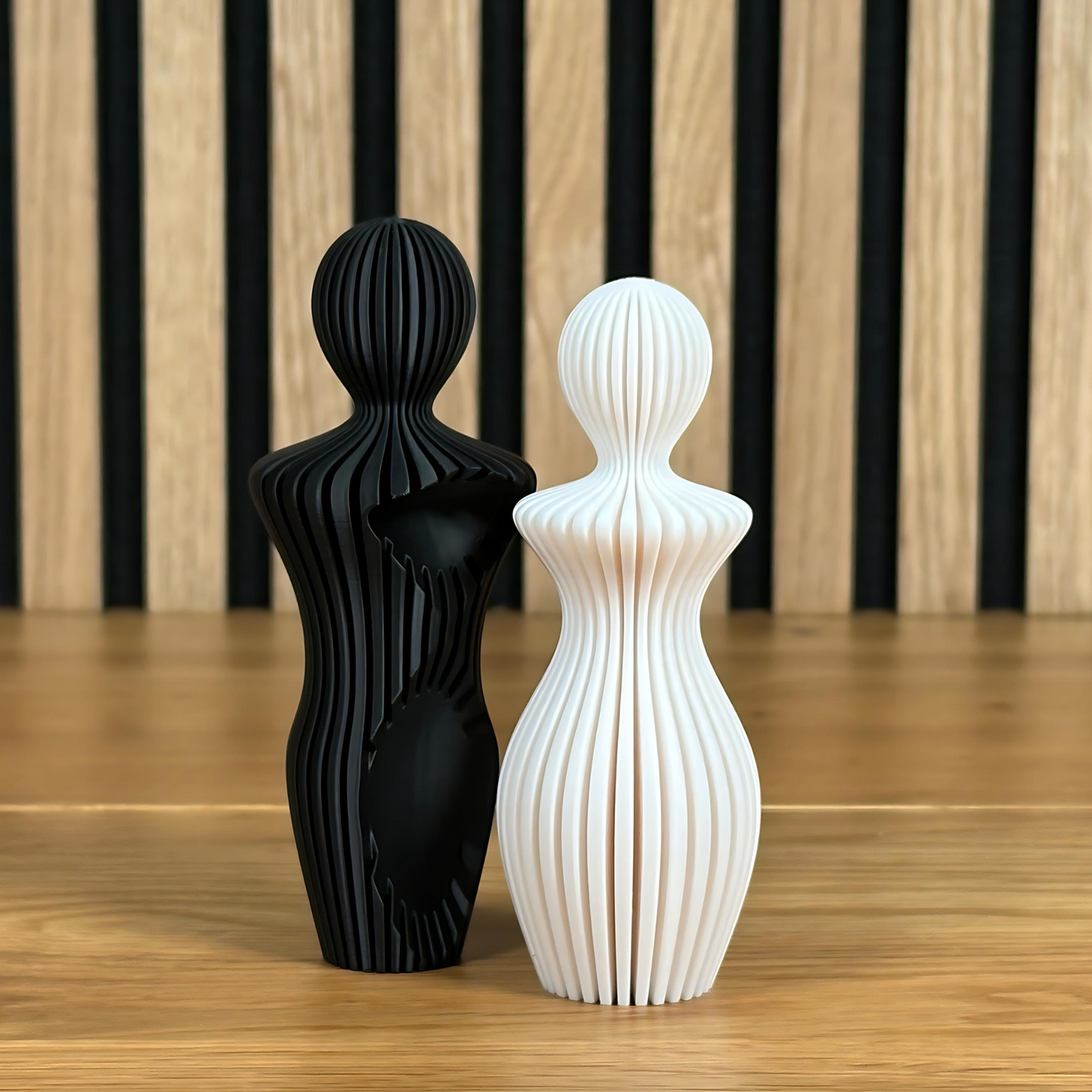 3D Elegante und Minimalistische Paar-Statue Mann- und Frauenfigur – perfekt als Geschenk für Hochzeit, Geburtstag oder Jahrestag - Alinova