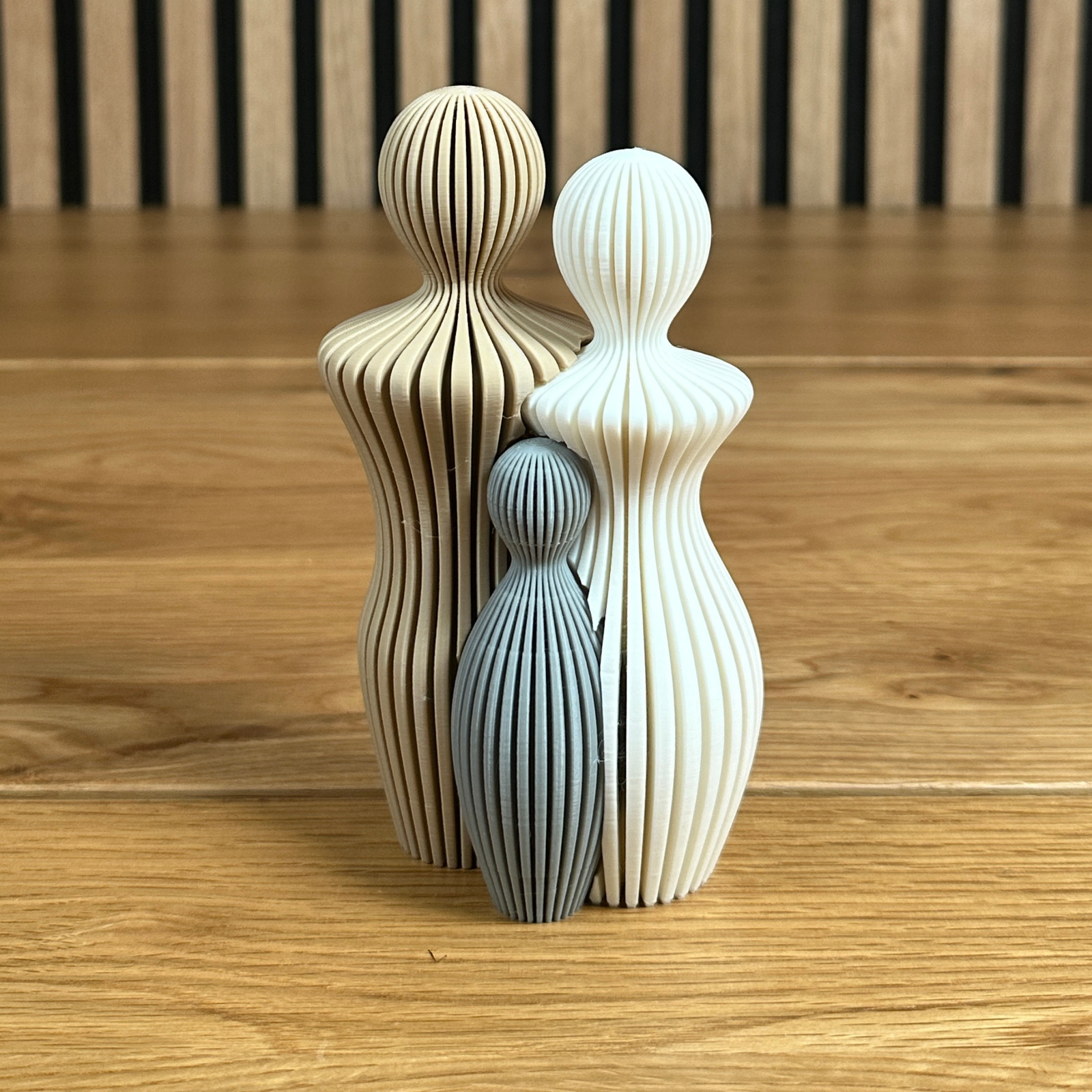 3D Familienstatue – Ein Symbol für Liebe und Zusammenhalt (Einzelkind, 2 Kinder, 3 Kinder) - Alinova
