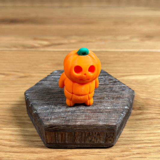 3D Kürbis Schlüsselanhänger – Perfekt für Halloween in Orange und Grün - Alinova