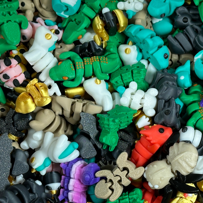 3D MicroMinis Mystery Box – Bewegliche Mini-Tierchen und Figuren (5er, 10er, 20er, 50er, 100er) - Alinova