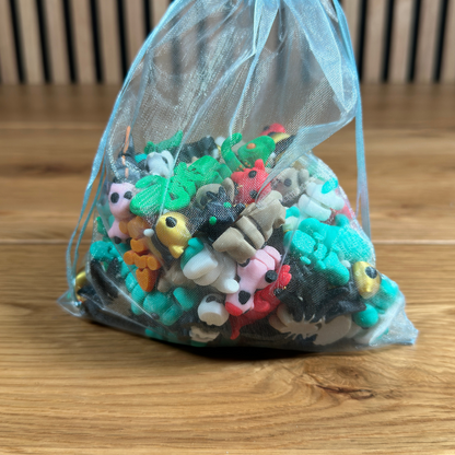 3D MicroMinis Mystery Box – Bewegliche Mini-Tierchen und Figuren (5er, 10er, 20er, 50er, 100er) - Alinova
