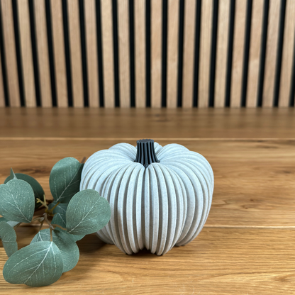 3D Moderne Kürbis-Dekoration – Beleuchtbar mit LED-Licht für Herbst und Halloween - Alinova