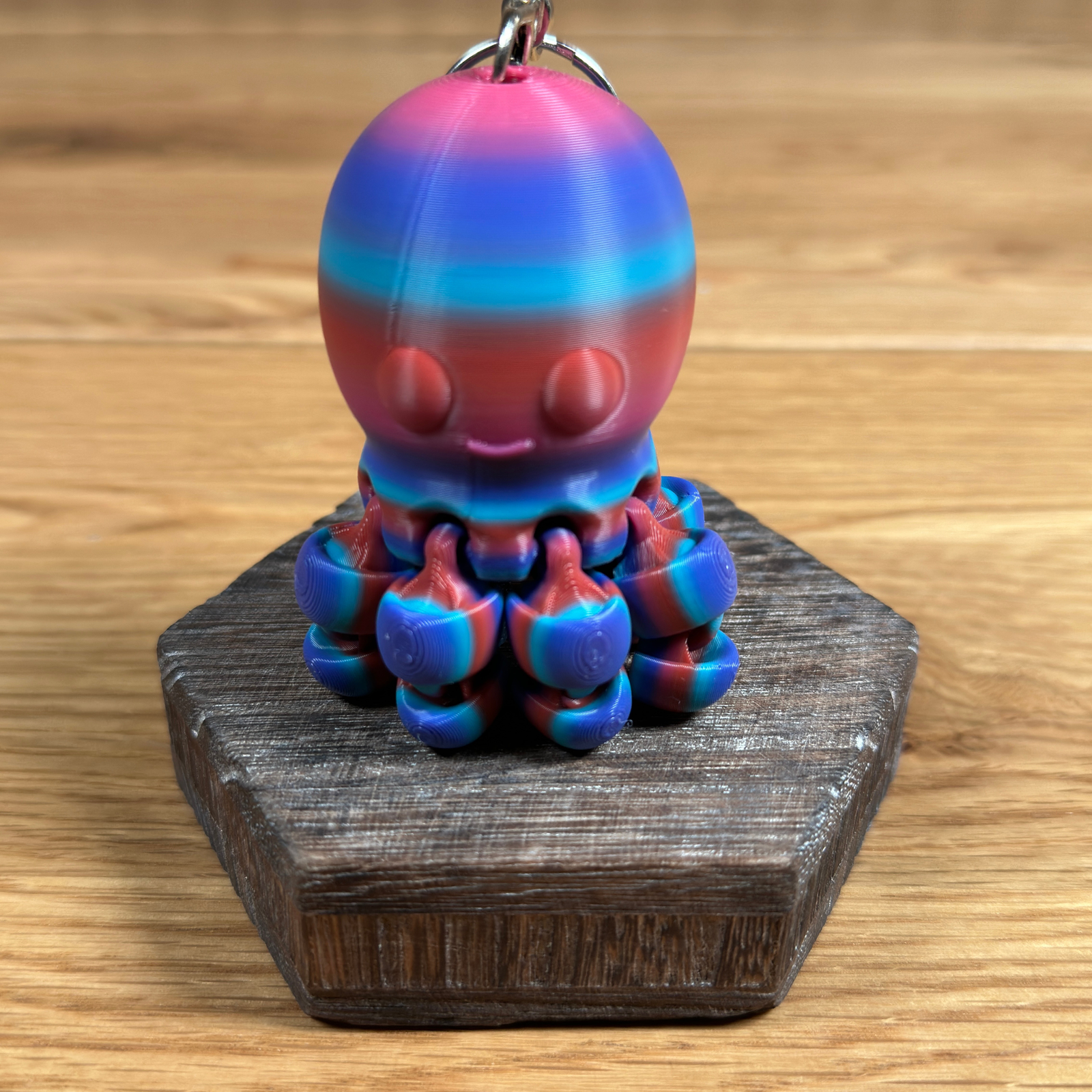 3D Oktopus Schlüsselanhänger – Bewegliches Design mit farbenfrohen Tentakeln - Alinova
