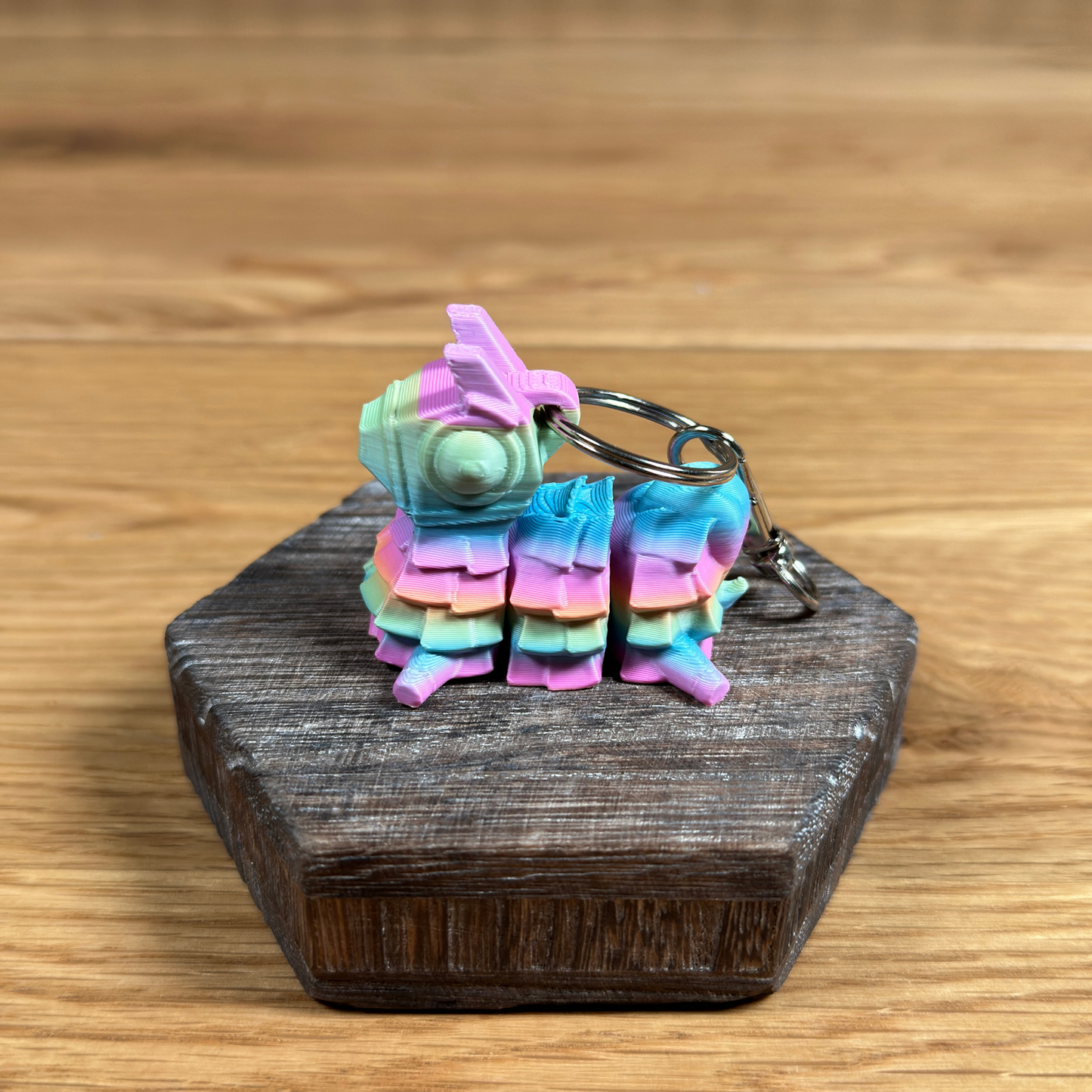3D Pinata/Lama Schlüsselanhänger – Farbenfrohes und bewegliches Fidget-Design - Alinova