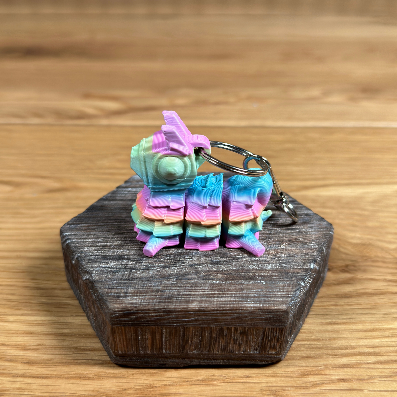 3D Pinata/Lama Schlüsselanhänger – Farbenfrohes und bewegliches Fidget-Design - Alinova