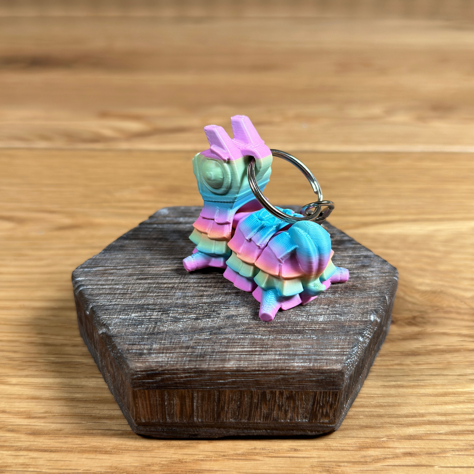 3D Pinata/Lama Schlüsselanhänger – Farbenfrohes und bewegliches Fidget-Design - Alinova