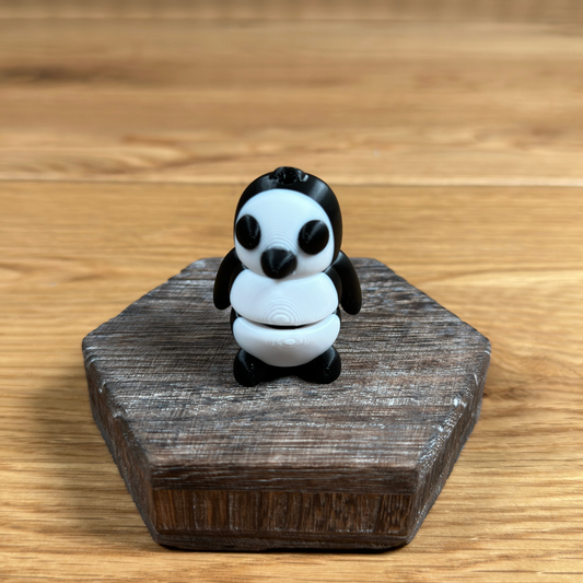 3D Pinguin Schlüsselanhänger – Charmantes Design in Schwarz und Weiß - Alinova
