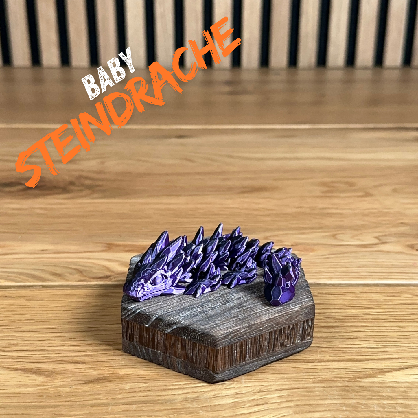 Mystery Ei mit beweglichem Drachen – Schimmerndes 3D-Druck Sammlerstück